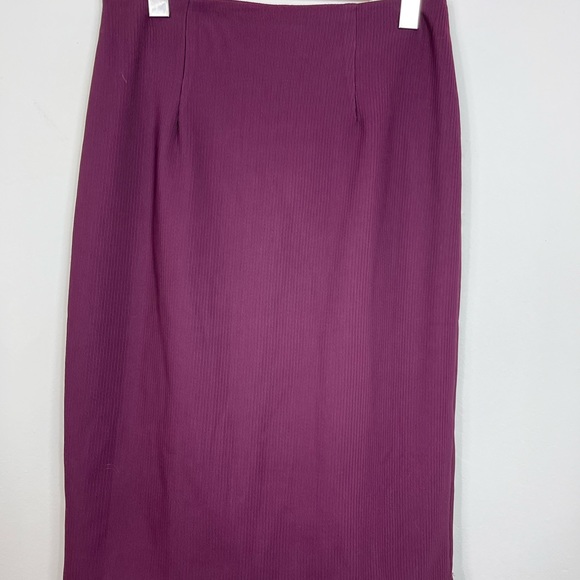 Forever 21 High Waist Knee Length Pencil Skirt Sz L - Picture 2 of 6